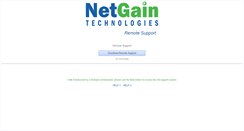 Desktop Screenshot of help.netgainit.com