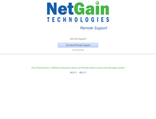 Tablet Screenshot of help.netgainit.com